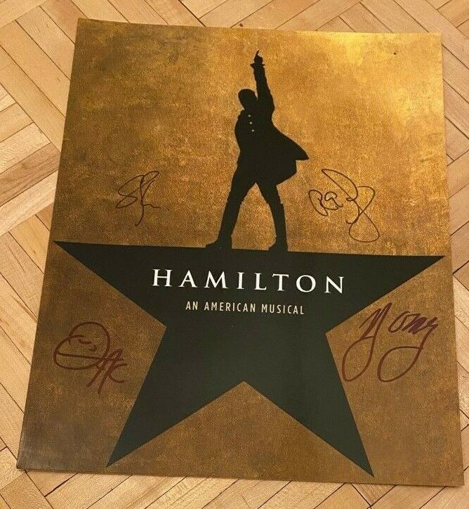 Hamilton Musical original cast signed autographed 11x14 Photo Poster painting Leslie Odom Jr
