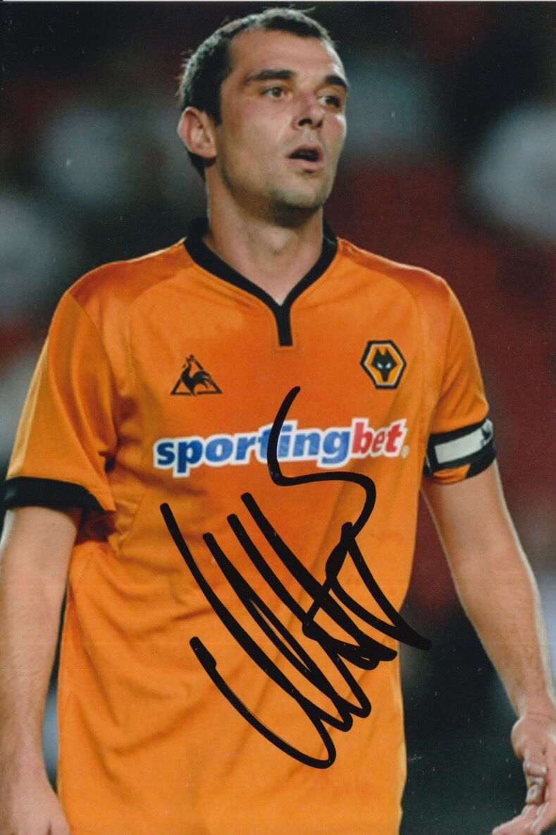 WOLVES HAND SIGNED NENAD MILIJAS 6X4 Photo Poster painting.