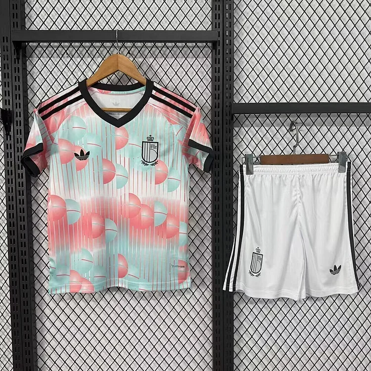 Kids belgium 2026 World Cup Away jersey 1:1 Thai Quality