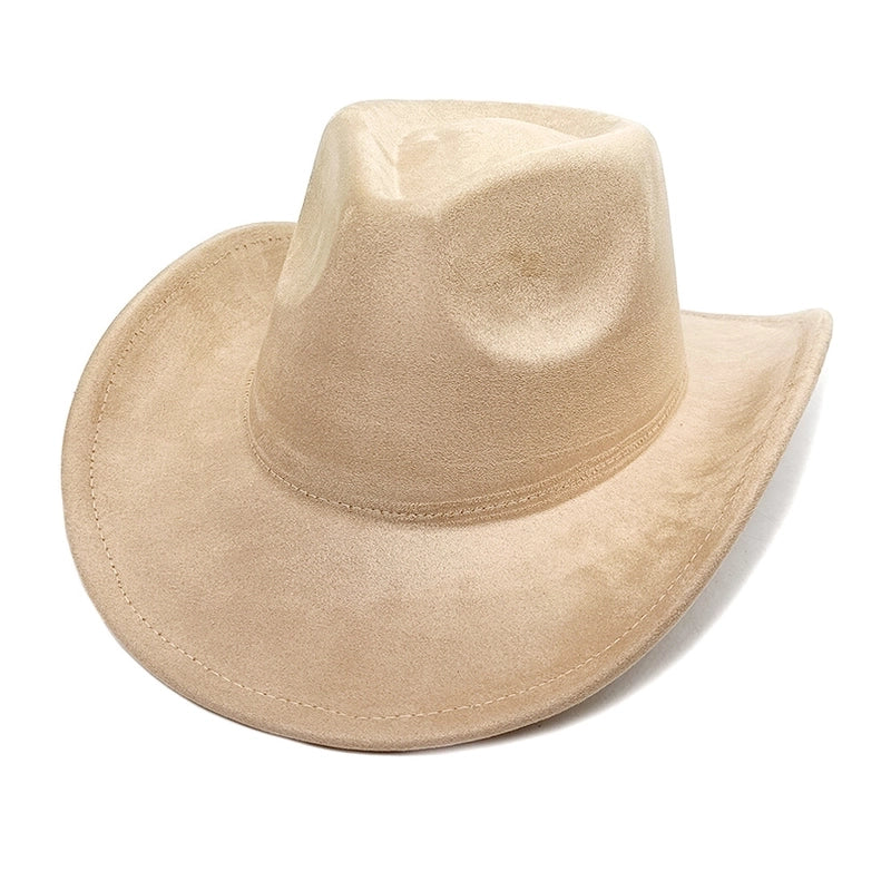 Women’s Classic Style Solid Color Flat Eaves Fedora Hat