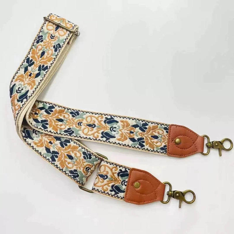 Hot Sale 5CM Ethnic Style Wide Shoulder Strap Retro Polyester Bag Strap Shoulder Messenger Bag Strap Guitar Strap Replaceable Shoulder Strap