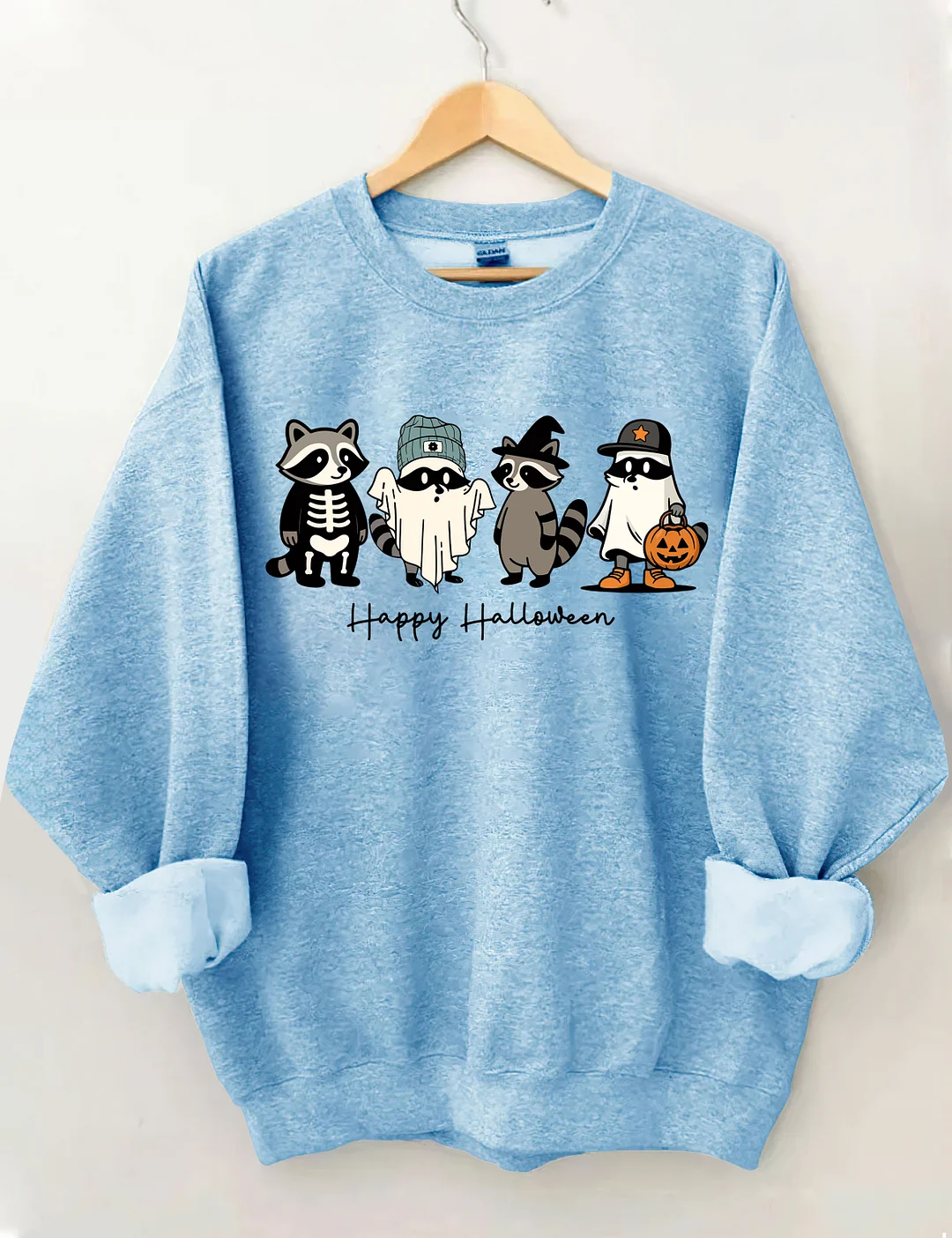 Cute Raccoon Ghost Sweatshirt