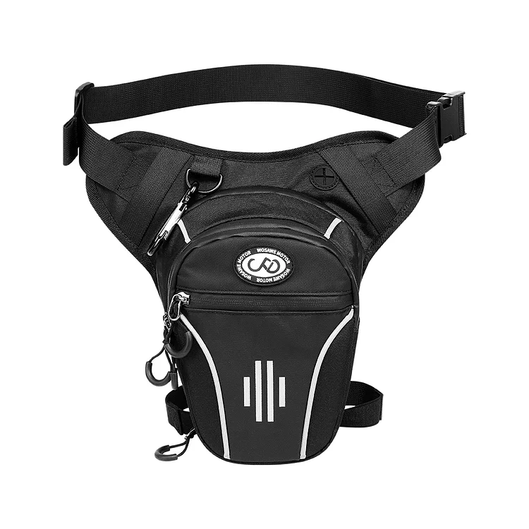 WOSAWE Motorcycle Cross Over Leg Bag Oxford Cloth Hiking Waist Pack Leg Moto Thigh Bag Water-resistant