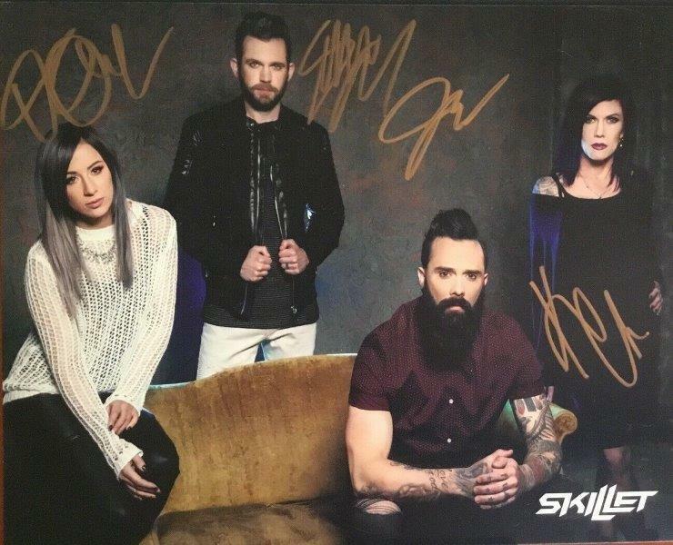 REPRINT - SKILLET John Cooper Band Autographed Signed 8 x 10 Glossy Photo Poster painting RP