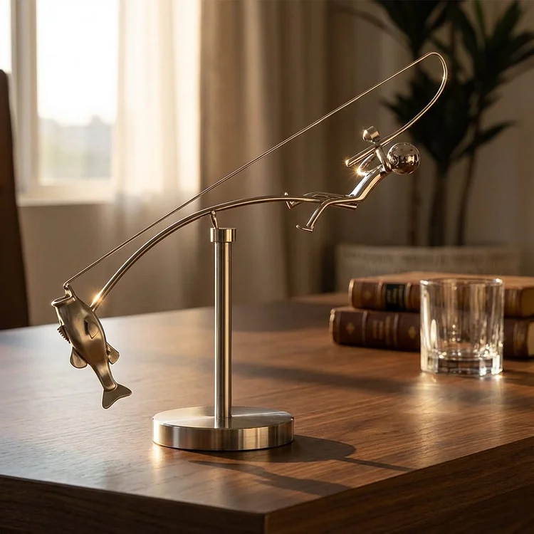 Almost Gone - The Fisherman Balancing Sculpture