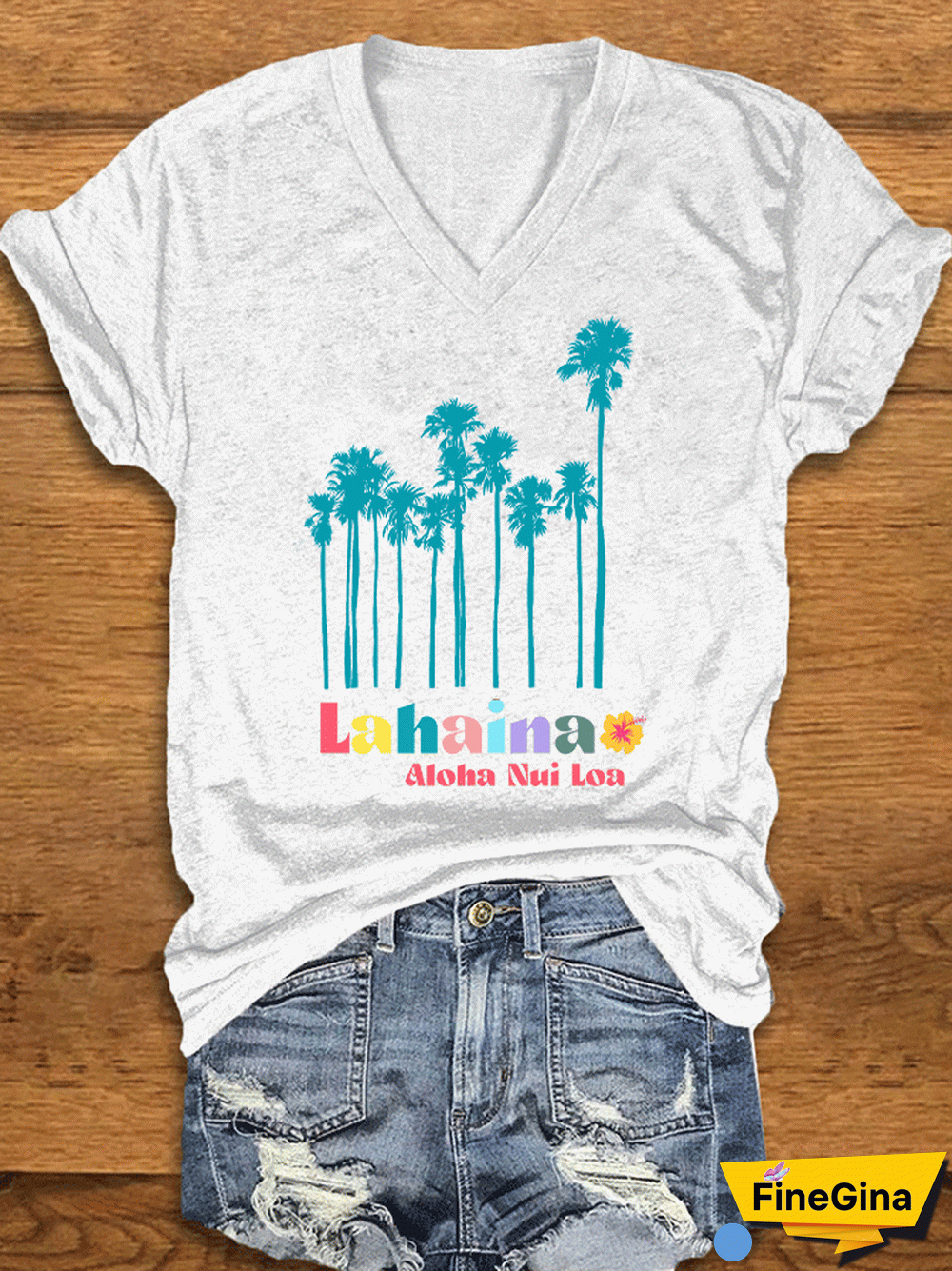 Women's Lahaina Strong Print T-Shirt