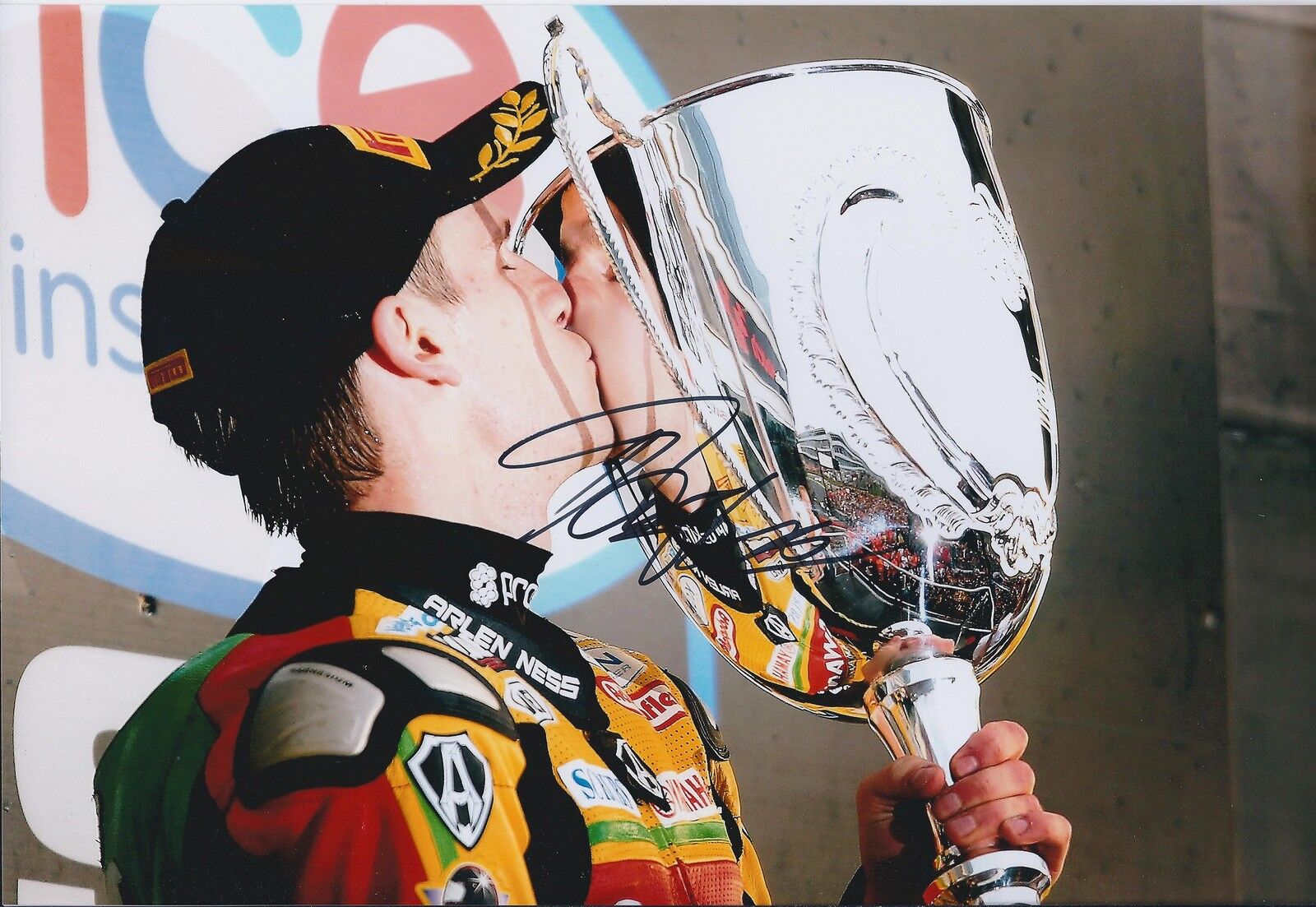 Tommy HILL SIGNED Autograph SUPERBIKES 12x8 Photo Poster painting AFTAL COA Race Winner