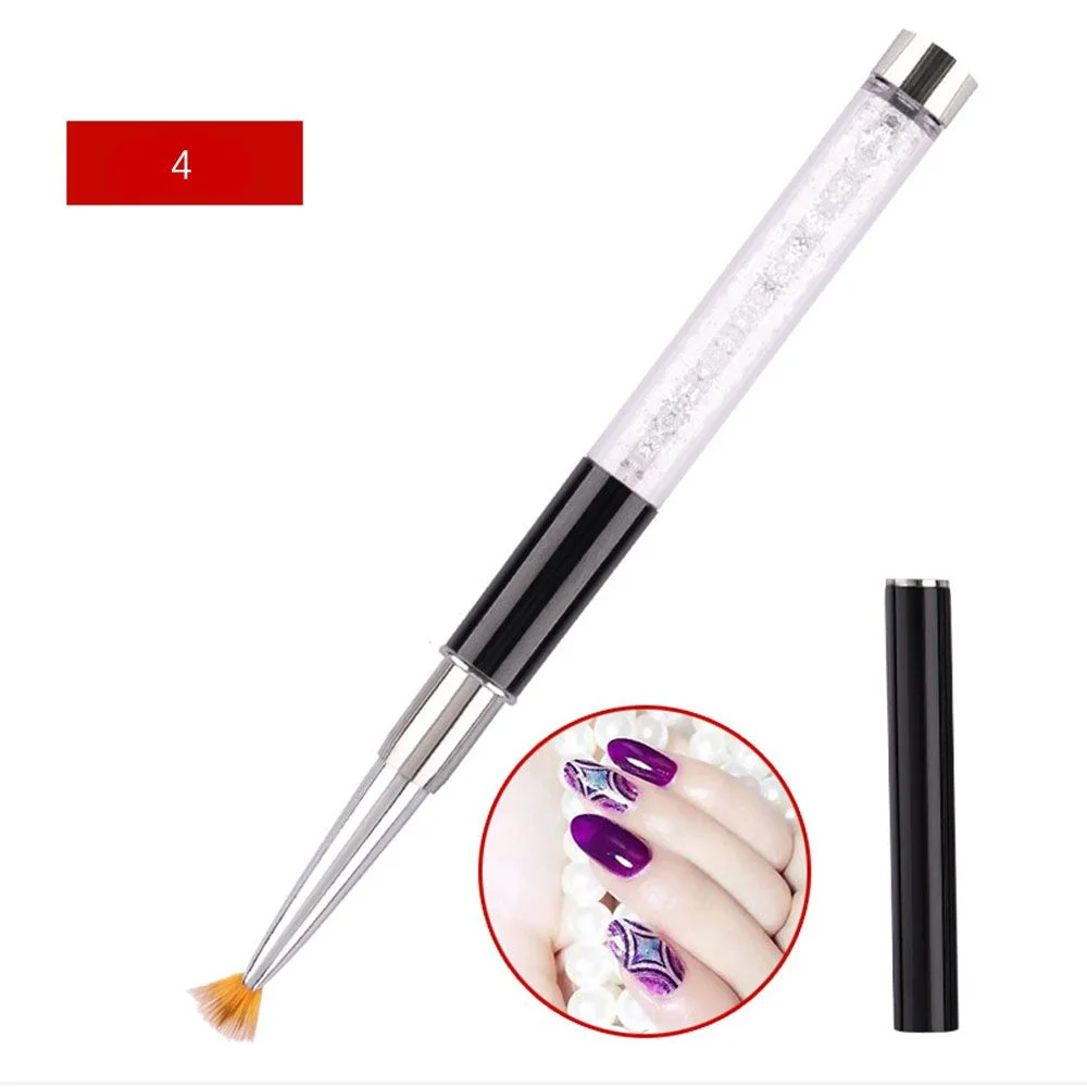 16 Types Nail Art Painting Brush UV Gel Extension Builder Carving Drawing Pen Crystal Diamond Handle Manicure Salon Tools NEW-Nail Inspo