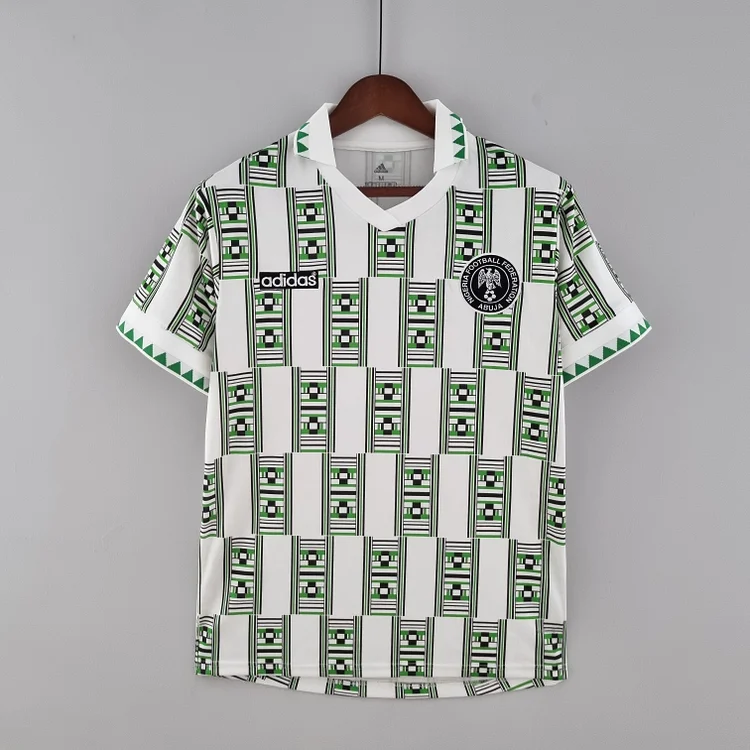 Nigeria Away Retro Shirt Kit WM 1994