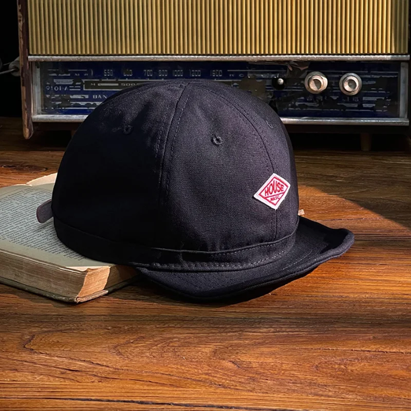 Vintage Soft Top Cotton Workwear Baseball Cap