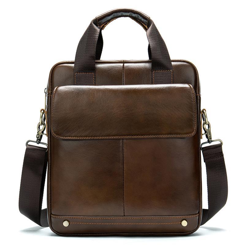 Decent Retro Casual Leather Handbag Solid Color Shoulder Bag Crossbody Bag