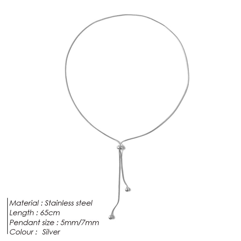 Titanium Steel 18K Gold Plated Elegant Minimalist Plating Solid Color Bracelets Necklace