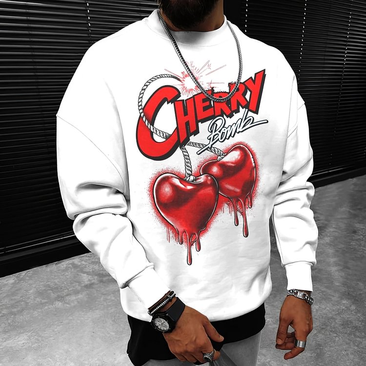 BrosWear Cherry 11s Cherry Bomb Graphic Unisex Sweatshirt