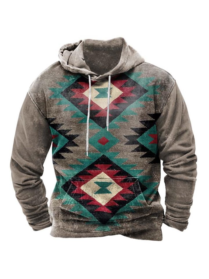 Men's casual sweatshirt print fashion trend sports digital print hoodie -vasmok