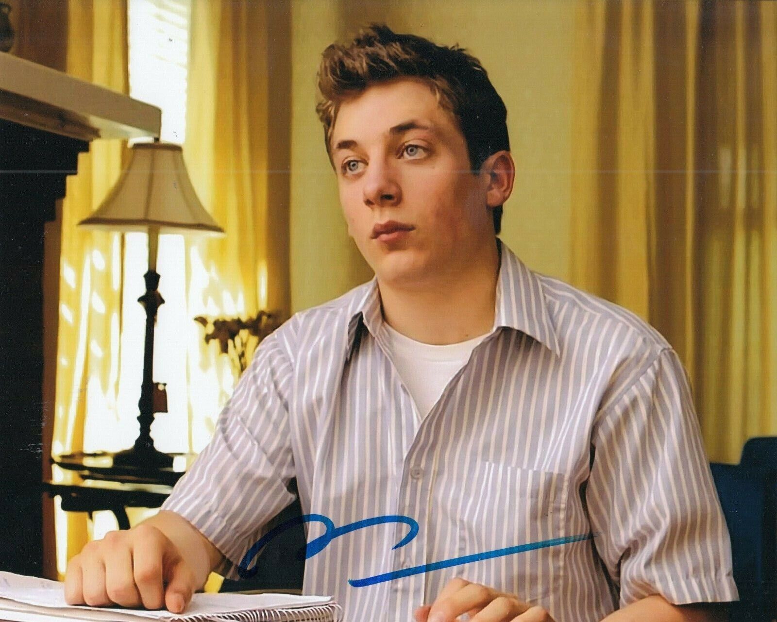 JEREMY ALLEN WHITE signed (SHAMELESS) TV Show 8X10 Photo Poster painting *Lip Gallagher* W/COA A