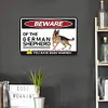 Warning - Vintage Metal Signs(12*16Inch) - Warning