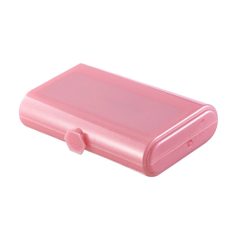 Cosmetic Box With Mirror Jewelry Storage Box Girl Student Double-layer Storage Box Portable Travel Cosmetics Storage Bag