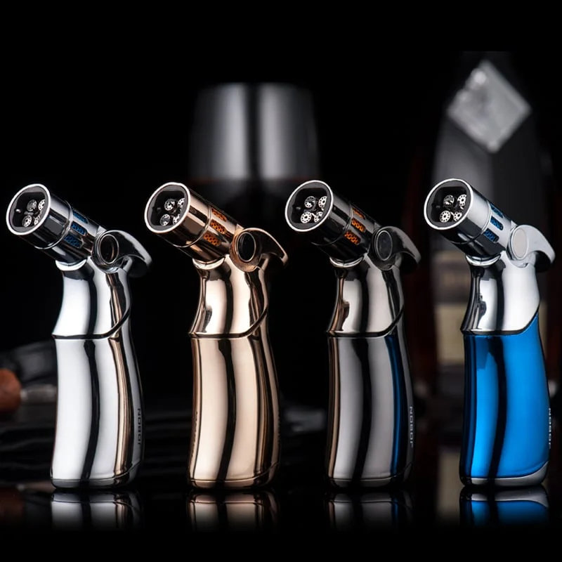 🔥  49% OFF 🔥- Windproof straight torch blue flame lighter