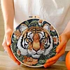 Tiger-DIY Embroidery Kit with Pattern Cotton Threads Needles Hoop 30*30cm/11.81*11.81in tapestrymarket