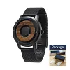 Magnetic Suspension Ball Bearings Without Pointers Wormhole Concept Men's Watch