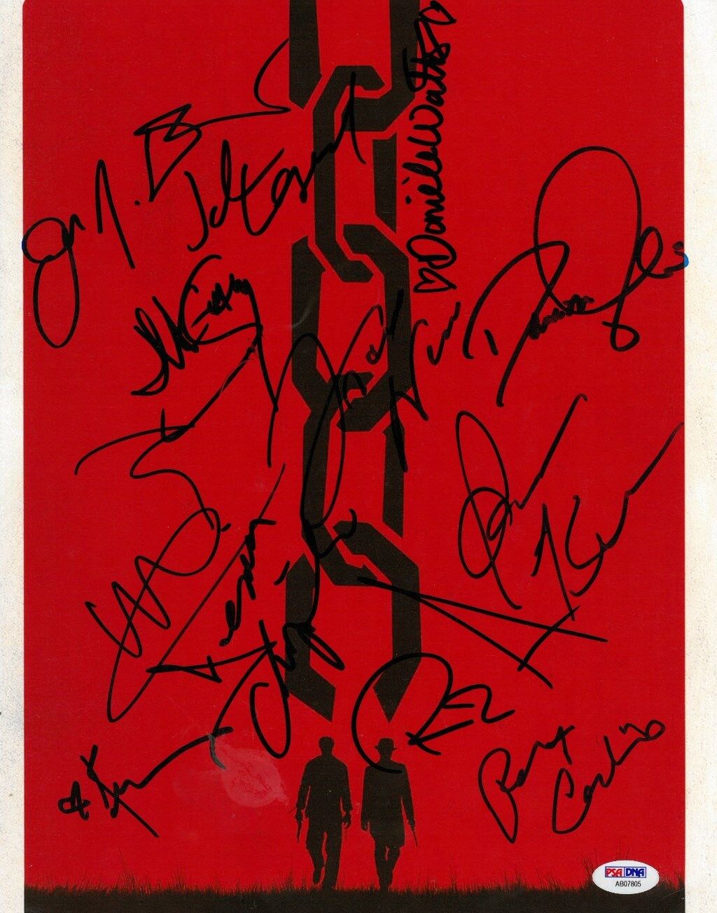 Django Unchained Cast Signed Authentic Auto 11x14 Photo Poster painting (13 Sigs) PSA #AB07505