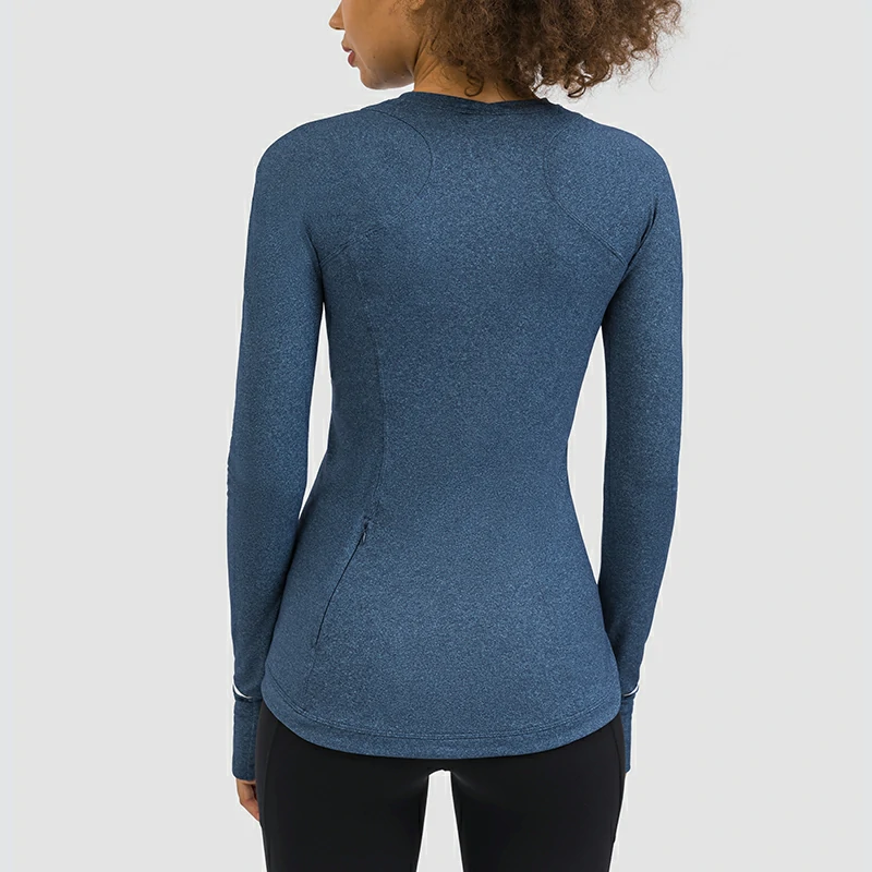 Women's thumb hole crop top