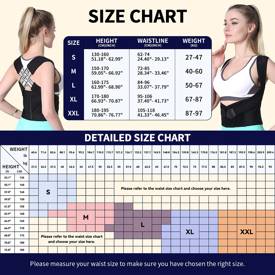 Posturo | Adjustable Back and Shoulder Posture Corrector (Unisex)