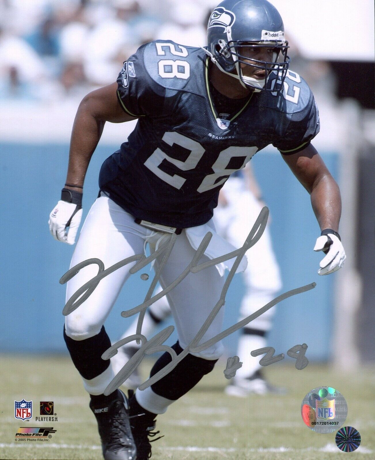 Michael Boulware Seattle Seahawks Autographed Signed 8x10 Photo Poster painting CFS Holo COA