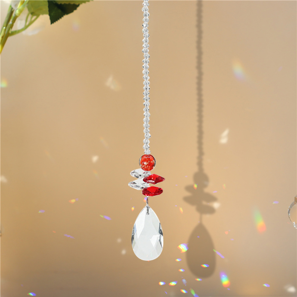 

Red Bead - Art Crystal Suncatcher, 501 Original