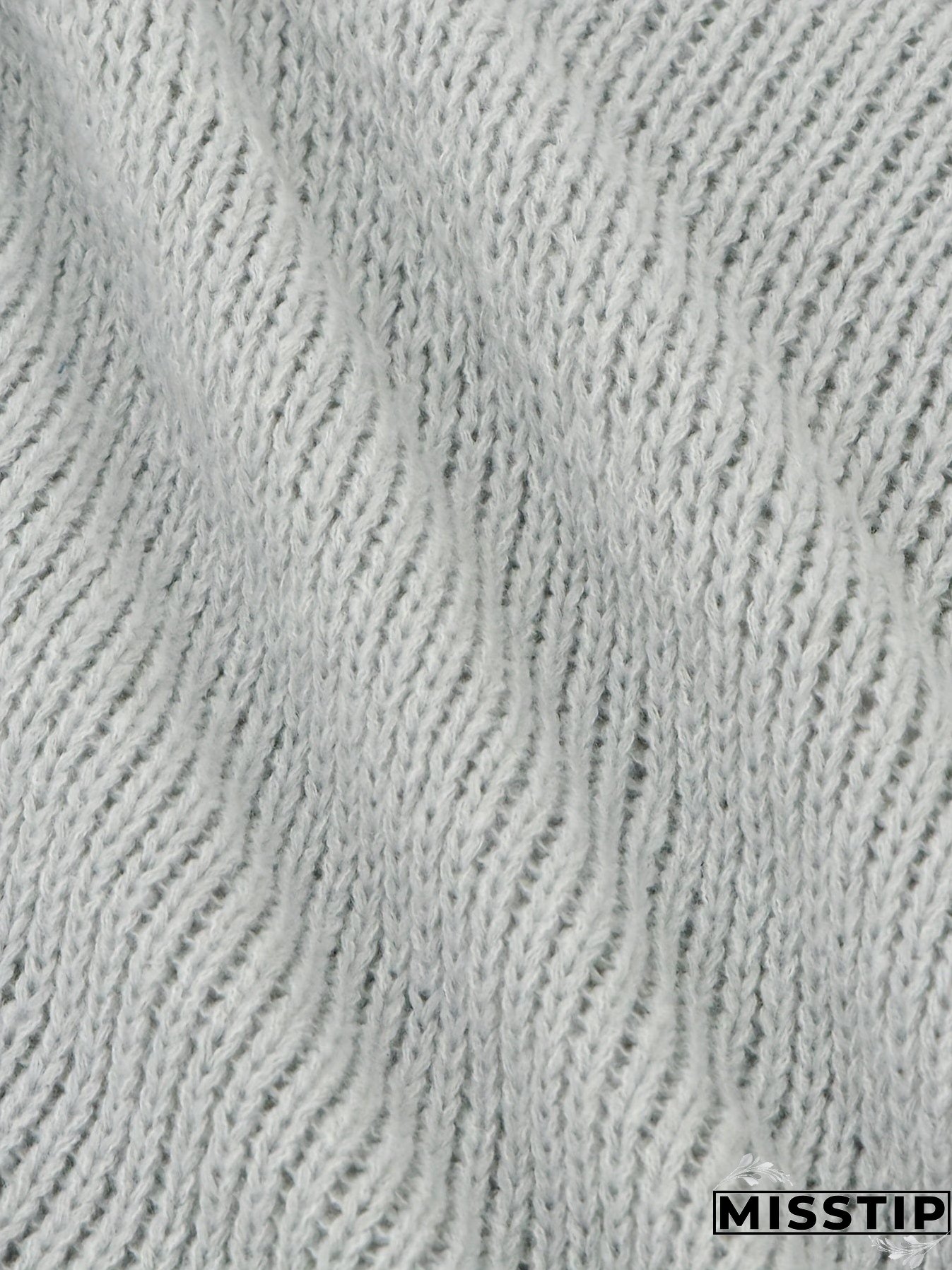 Checkered Pattern Knit Sweater for Women