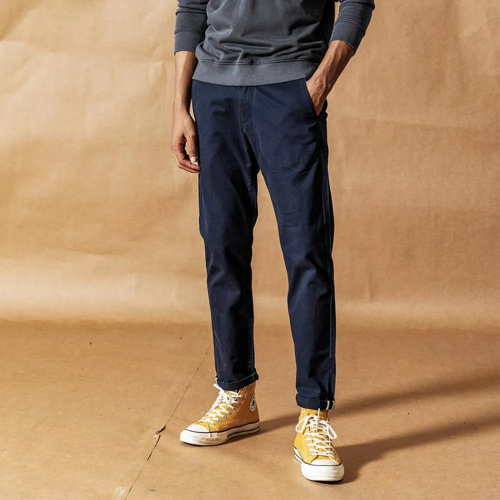 SIMWOOD 2021 spring New Solid Pants Men Classical basic trousers 100% cotton high quality male brand clothing 190435