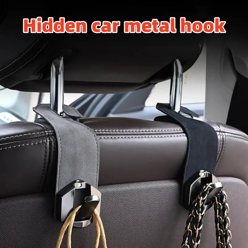 Car Hook Hidden Magnetic Seat Back Storage Hook（2PCS）