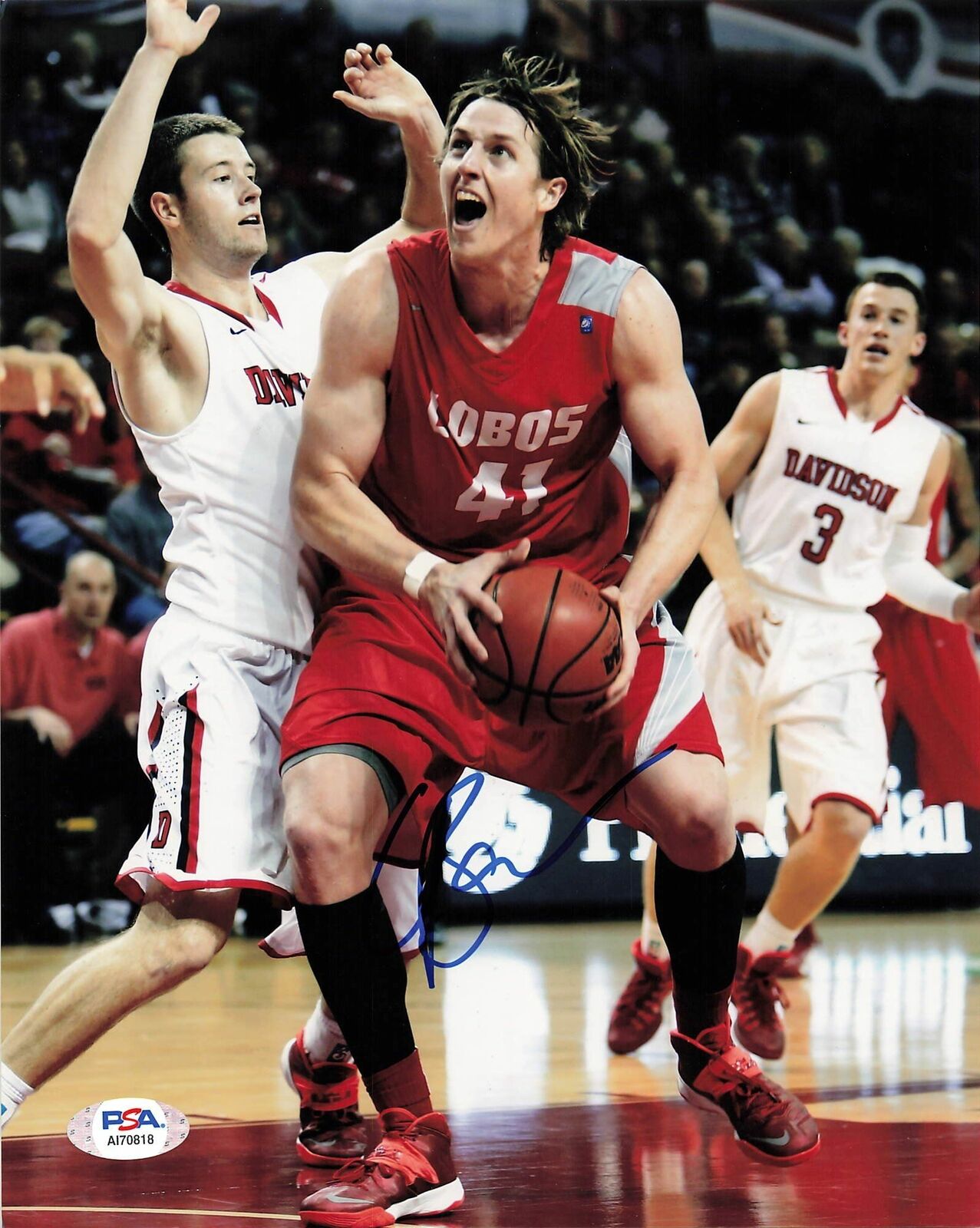 Cameron Bairstow signed 8x10 Photo Poster painting PSA/DNA New Mexico Lobos Autographed