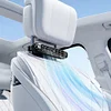 2Pcs Car Rear Seat Headrest Cooling Fan USB Powered Fan Car Interior Accessories