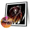 【Clearance Sale】Skeleton Warrior - Partial Round Diamond Painting  30x30cm