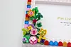 Flowerbed DIY Building Block Photo Frame Kit,Creative Handmade Assembled Photo Frame Handmade Craft Gift Home Tabletop Display Decor