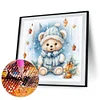 Diamond Painting -DIY Round Drill Christmas Bear