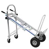 [US Local Warehouse] 2 in 1 Industrial Convertible Stair Climbing Car 1000 LBS Capacity Folding Hand Truck with Wheels for Transport & Moving