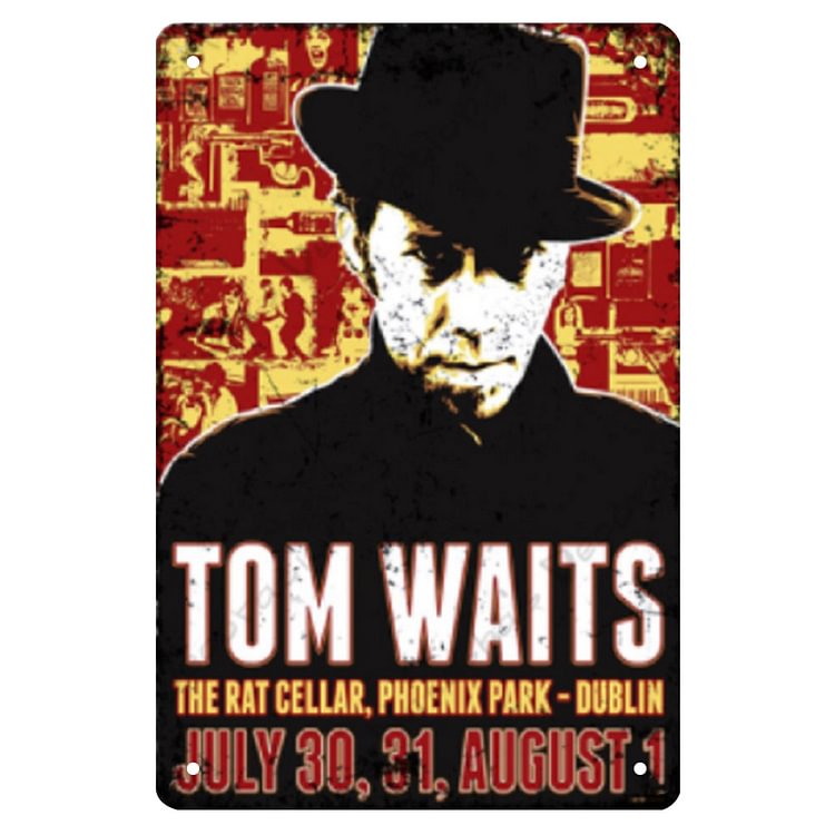 Tom Waits - Vintage Tin Signs/Wooden Signs 8*12Inch/12*16Inch