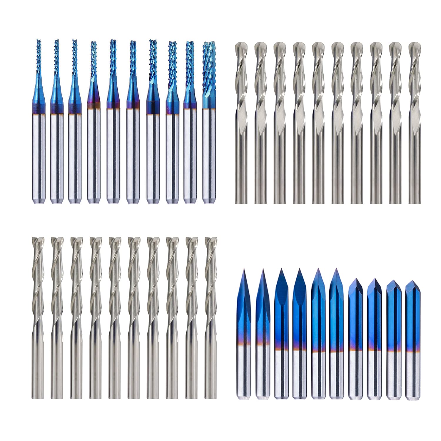 CNC Router Bits Essential Kit | 1/8" Shank