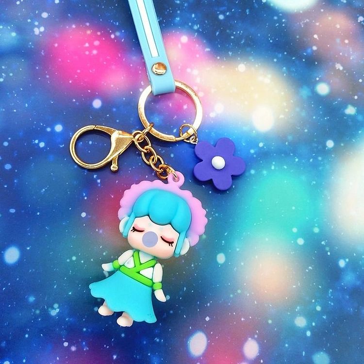 Cute Flower Fairy Keychain