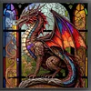 Pterodactyl - 11CT Counted Cross Stitch - 40*40cm - Dragon