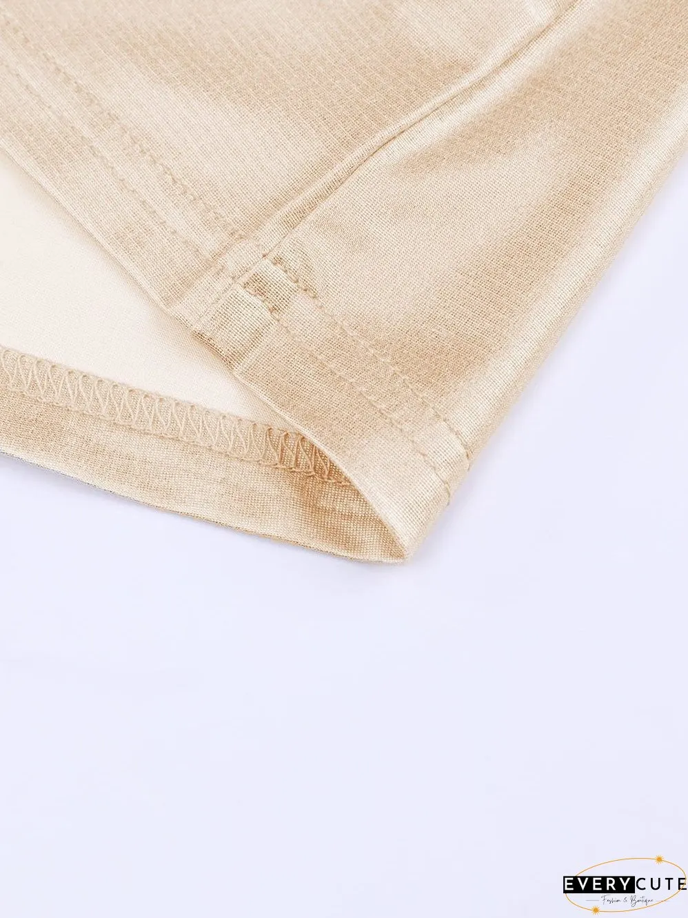 Apricot Silky Oversized Pocket Tee