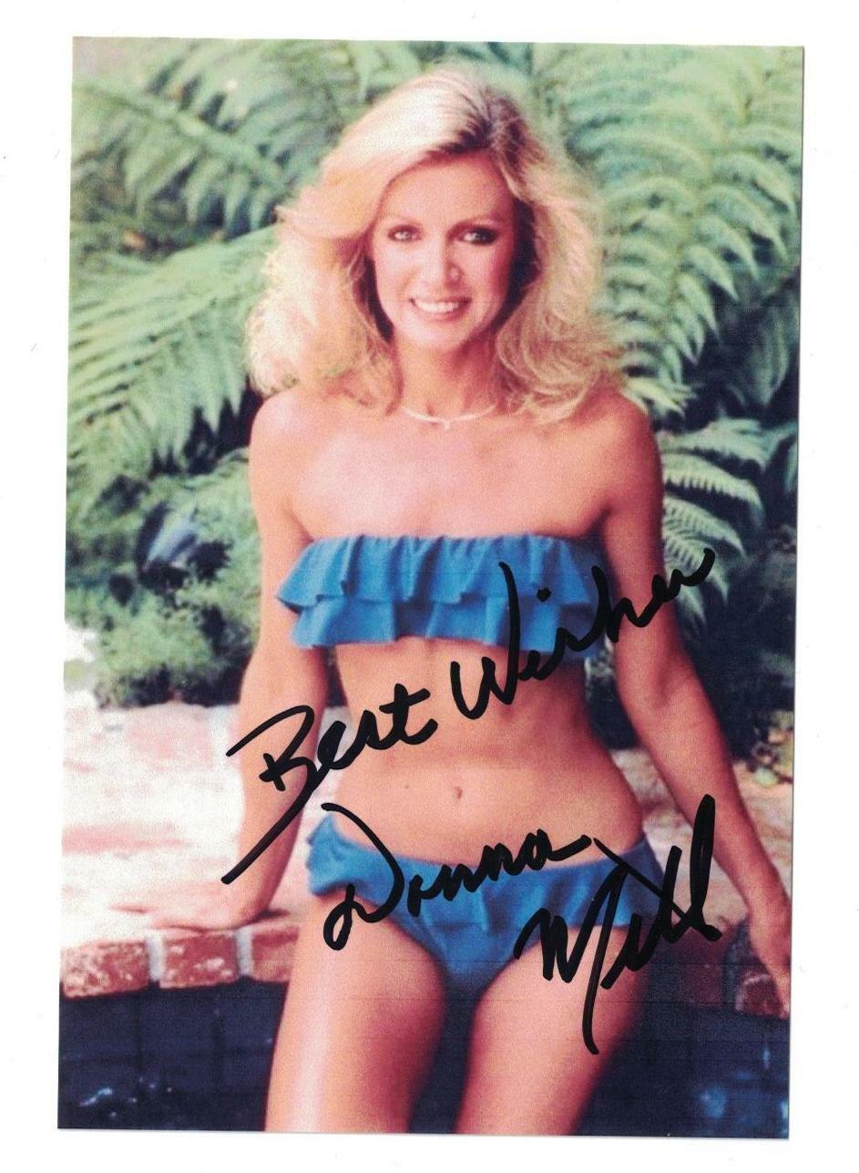 Donna Mills Signed Autographed 4 x 6 Photo Poster painting Actress Sexy
