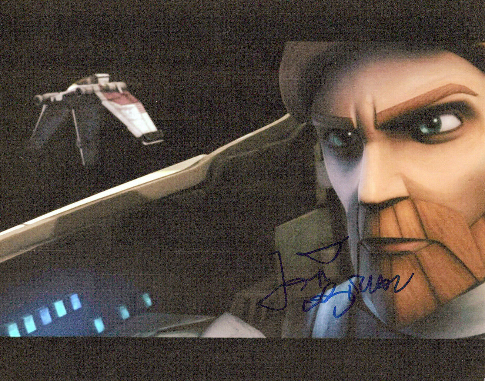 James Arnold Taylor Star Wars Clone Wars autographed Photo Poster painting signed 8X10 #1 Obi