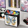 (US Local)DIY Diamond Painting Storage Box Canvas Organizer Box Diamond Painting Kit (E)