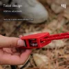 Portable Adjustable Fix Tent High Strength Fast Release Pulley Camping Rope(4 Pcs/Set)