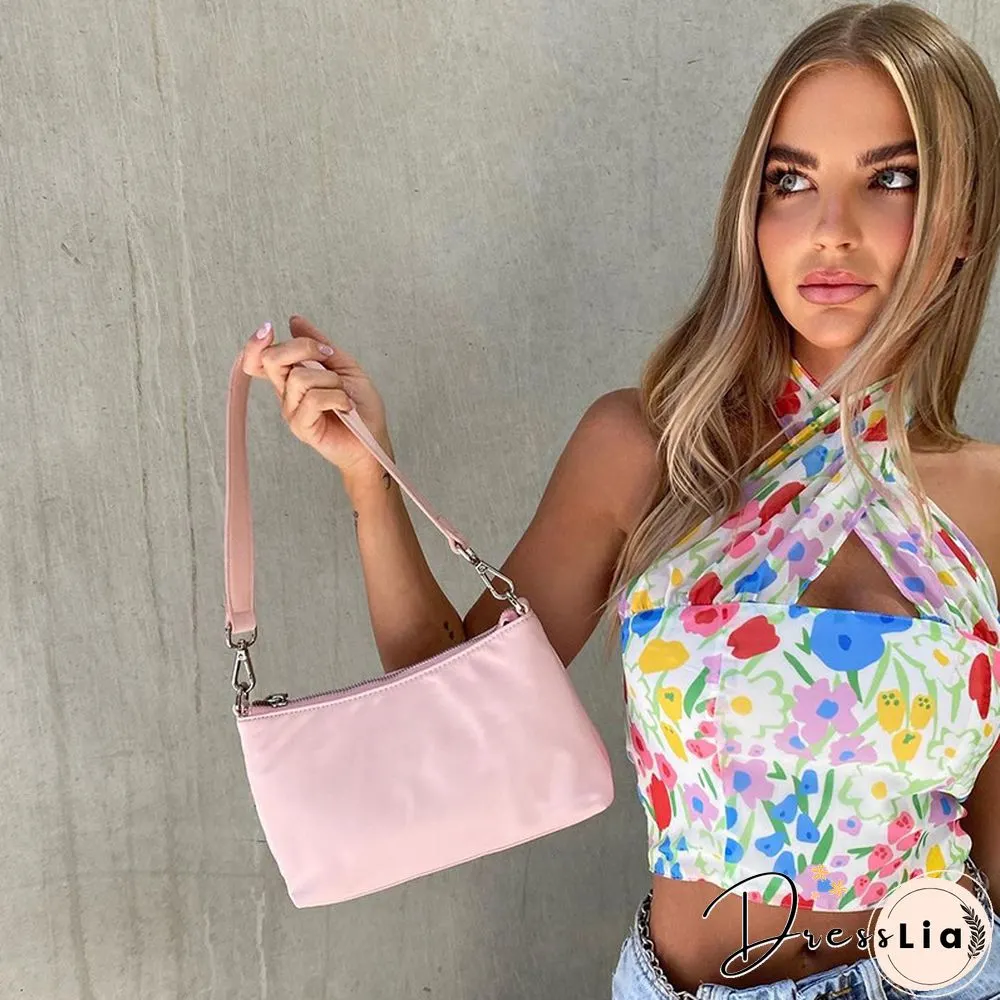 Summer Floral Print Halter Neck Crop Top Women Casual Off Shoulder Backless Mesh Beach Sleeveless Tank Tops Sexy