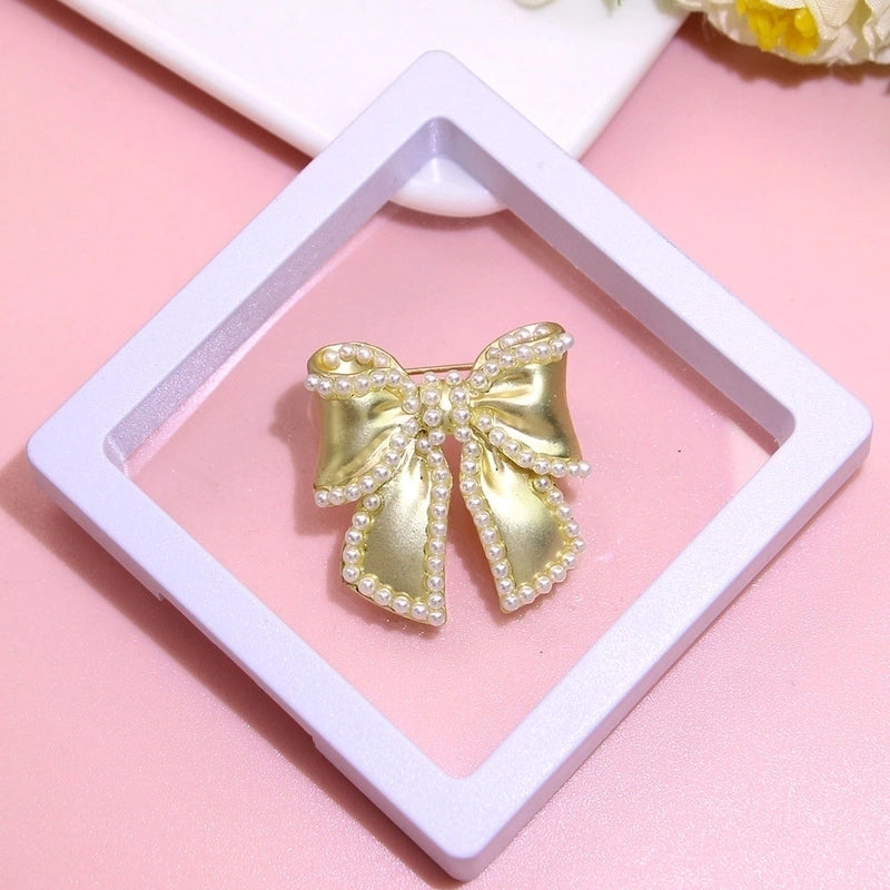 Basic Modern Style Classic Style Pin Animal Flower Alloy Plating Inlay Artificial Pearls Rhinestones Women’s Brooches