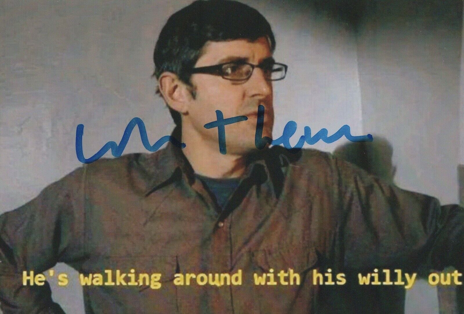 Louis Theroux Hand Signed 6x4 Inch Photo Poster painting Funny